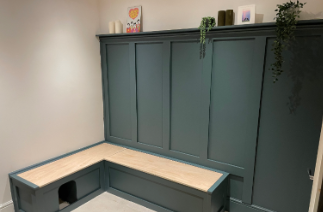 Interior storage space Carpentry